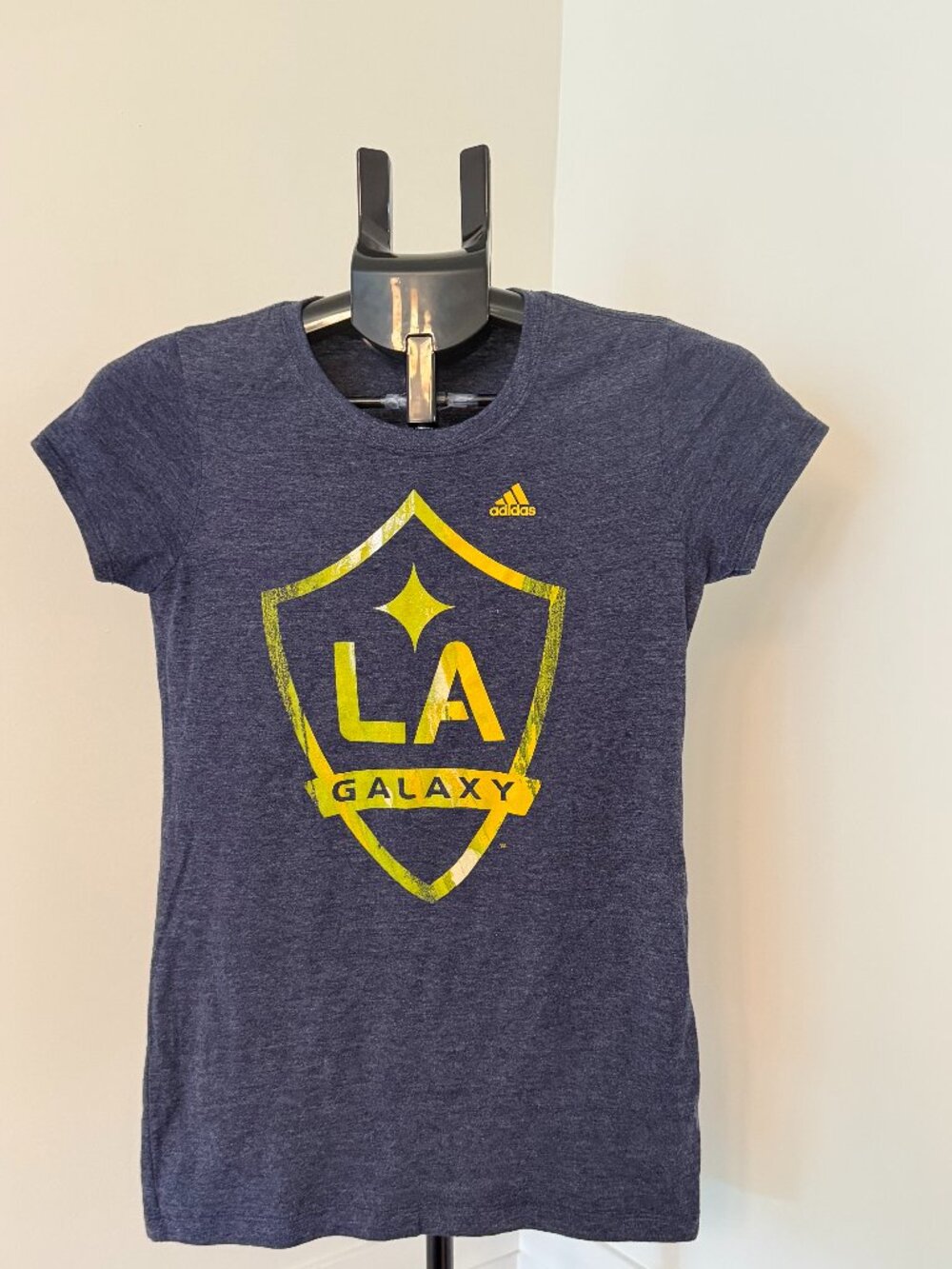 Adidas Gray Blue Athletic T‑Shirt Size S